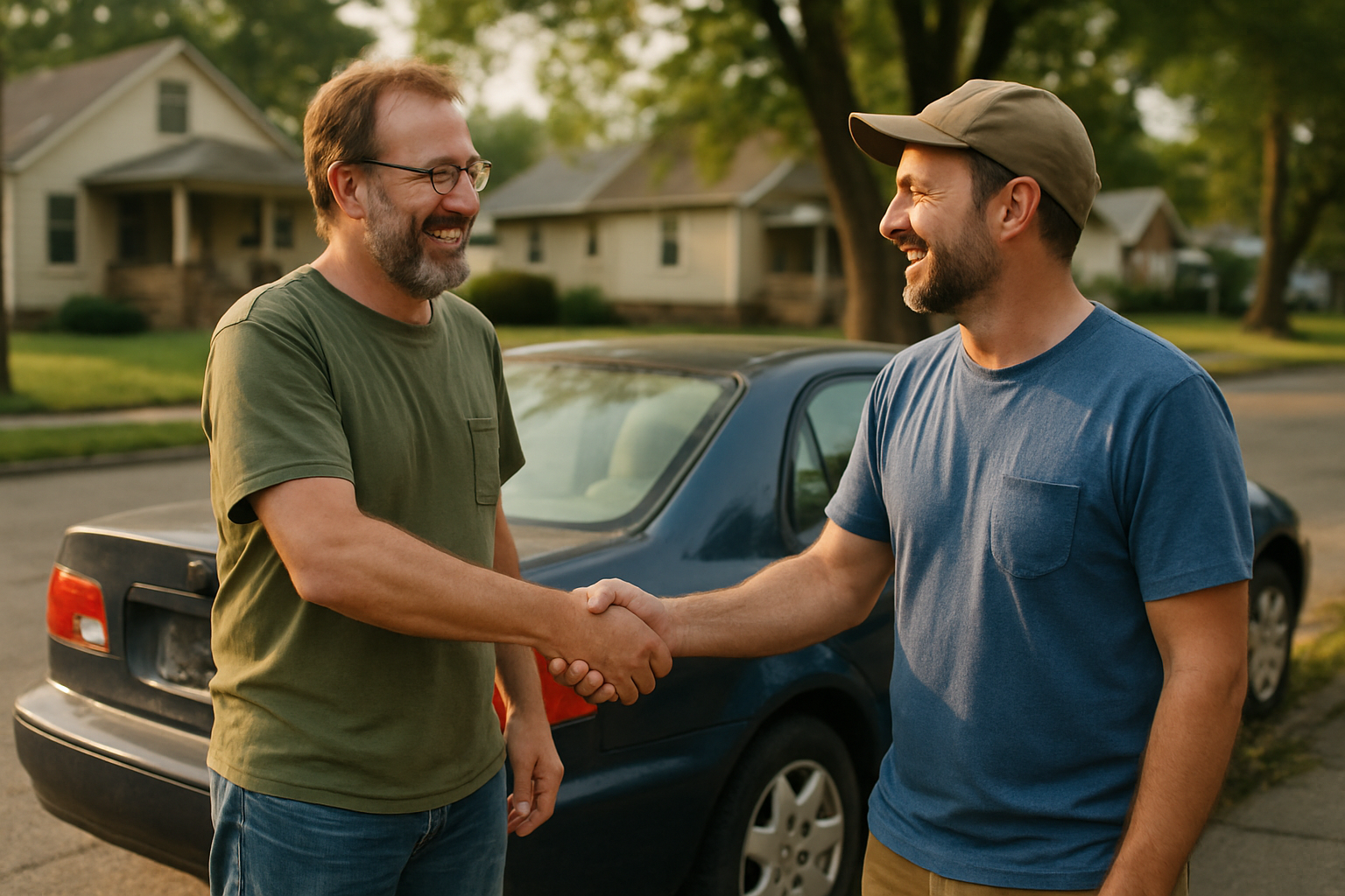 Vehicle donation moment in Canton